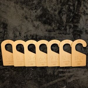 8 for $12 / Wooden Baby Closet Dividers